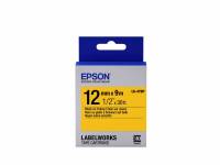 Epson LK-4YBP M&aelig;rkattape (1,2 cm x 9 m) 1kassette(r) C53S654008