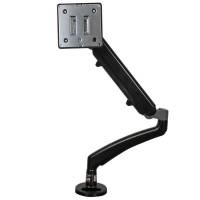 StarTech.com Desk Clamp Monitor Mount - Adjustable - Supports Monitors 12 to 34 - Full Motion Slim VESA Mount Monitor Arm - Desk & Grommet Clamp -Black (ARMSLIM) Monteringss&aelig;t LCD display 12-34