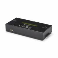 StarTech.com 1 1 Hard Drive Duplicator and Eraser for 2.5/ 3.5 SATA (I/II/III) & SAS (I/II) HDD SSD - LCD & RS-232 - Cloner & Wiper (SATSASDUPE11)
