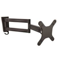 StarTech.com Monitor Wall Mount - Dual Swivel - Supports 13'' to 34'' Monitors - VESA Monitor / TV Wall Mount - Wall Mount Swivel Monitor Arm - Black (ARMWALLDS) Monteringss&aelig;t LCD display 13-34