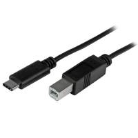 StarTech.com 2m 6ft USB C to USB B Cable - USB 2.0 - USB Type C Printer Cable M/M - USB 2.0 Type-C to Type-B Cable (USB2CB2M) USB Type-C kabel 2m Sort