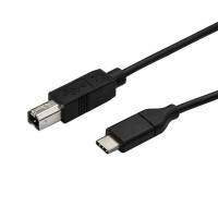 StarTech.com USB C to USB B Printer Cable - 10 ft / 3m - USB C Printer Cable - USB C to USB B Cable - USB Type C to Type B (USB2CB3M) USB Type-C kabel 3m Sort