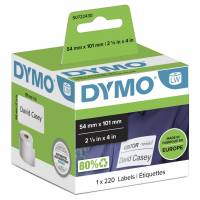 DYMO LabelWriter Shipping Forsendelses-/navneskiltm&aelig;rkater 54 x 101 mm 220etikette(r) S0722430