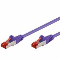 goobay CAT 6 SFTP, PiMF 50cm Patchkabel Purple