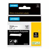 DYMO RhinoPRO Permanent Polyester Tape (1,2 cm x 5,5 m) 1kassette(r) 622289