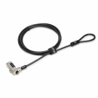 Kensington N17 Combination Cable Lock for Dell Devices Wedge Slots Sikkerhedskabelsl&aring;s