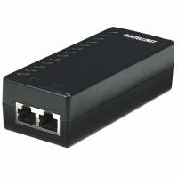Intellinet Power over Ethernet (PoE) Injector, 1 Port, 48 V DC, IEEE 802.3af Compliant 15.4Watt