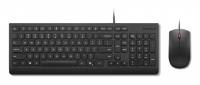 Lenovo Essential Wired Combo S&aelig;t med mus og tastatur Kablet USA med Euro-symbol