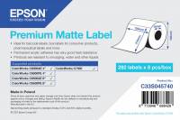 Epson Premium Pressestempel sk&aelig;reetikette 105 x 210 mm 2256etikette(r)
