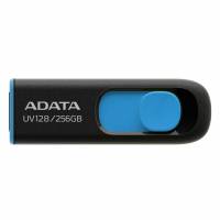 ADATA UV128 256GB USB 3.2 Gen 1 USB stick Sort Bl&aring;