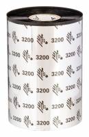 Zebra 3200 Wax/Resin Farveb&aring;nd refill (termisk overf&oslash;ring) Sort 03200BK06045