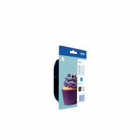 Brother LC 123C Cyan 600 sider