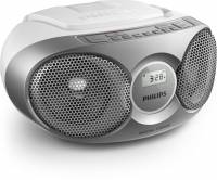 Philips CD Soundmachine AZ215S Boombox Gr&aring; S&oslash;lv
