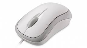 Microsoft Basic Optical Mouse for Business Optisk Kabling Hvid