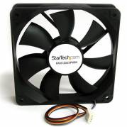 StarTech.com 120x25mm Computer Case Fan PWM - Pulse Width Modulation Connector - computer cooling Fan - pwm Fan - 120mm Fan (FAN12025PWM) Fan 1-pack Sort 120 mm