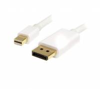 StarTech.com Mini DisplayPort han -> DisplayPort han 2 m Hvid