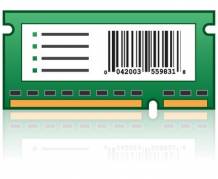 MS810de Forms and Bar Code Card