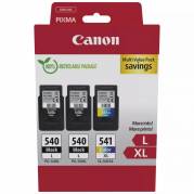 Canon PG 540L x2/CL-541XL Multipack Sort Farve (cyan, magenta, gul) Bl&aelig;k