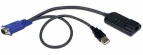 DELL KVM cable for VGA USB kb mouse Blk