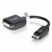20cm DisplayPort M to DVI F BLK
