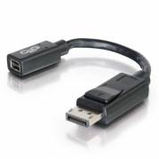 Cbl/15cm DP M to Mini DisplayPort F Blk