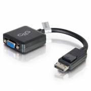 20cm DisplayPort M to VGA F BLK