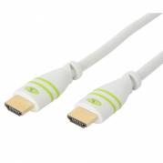 TECHly HDMI-kabel med Ethernet 5m Hvid