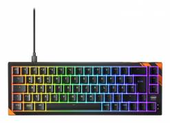 CHERRY K5 PRO TMR COMPACT tastatur Spil USB QWERTZ Tysk Sort, Orange