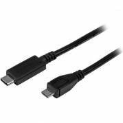 StarTech.com USB 2.0 USB Type-C kabel 1m Sort