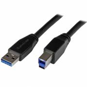 StarTech.com USB 3.0 USB-kabel 5m Sort