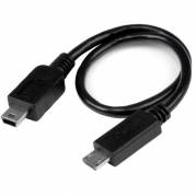 StarTech.com USB On-The-Go USB-kabel 20.32cm Sort