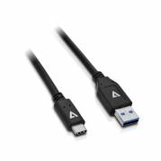 V7 USB 2.0 USB Type-C kabel 1m Sort