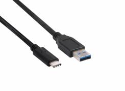 Club 3D CAC-1523 USB 3.1 Gen 2 USB-C til USB-A 60W Kabel Sort