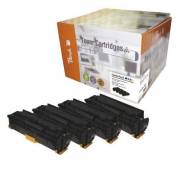 Peach Combi-Pack Sort Gul Cyan Magenta Toner PT499