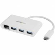 STARTECH 3-Port USB-C Hub with Gigabit