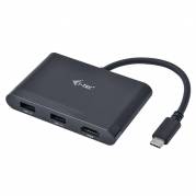 i-Tec USB-C HDMI and USB Adapter with Power Delivery Function USB-C / Thunderbolt 3 Dockingstation