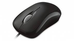 Microsoft Basic Optical Mouse for Business Optisk Kabling Sort