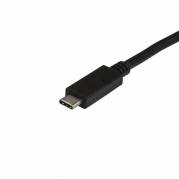 StarTech.com USB to USB C Cable - 1.6 ft / 0.5m - M/M - USB 3.1 (10Gbps) - USB-C to USB 3.1 - USB Type C to Type A Cable (USB31AC50CM) USB Type-C kabel 50cm Sort