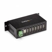 StarTech.com 7-Port Industrial USB 2.0 Hub ESD & 350W Surge Protection - Mountable - Multiport Hub (ST7200USBM) Hub 7 porte USB