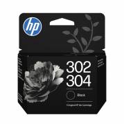 HP 302/304 Black Original Sort 120 sider Bl&aelig;k