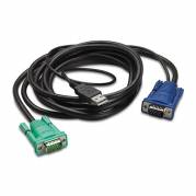 Integrated LCD KVM USB cable/6ft - 1.8m