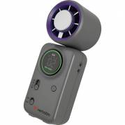 Verbatim Cool 'n' Go Ice Touch Mini K&oslash;leventilator Gr&aring; Lilla