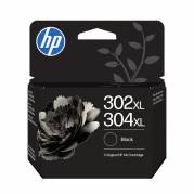 HP 302XL/304XL Black Original Ink Crtg Sort 300 sider Bl&aelig;k