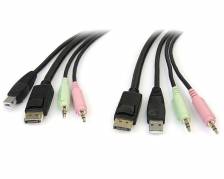 STARTECH DP4N1USB6 6ft 4-in-1 USB Displa