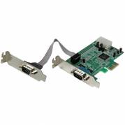 STARTECH 2 Port Low Profile PCIe RS-232