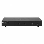 TECHly 2-Port DisplayPort1.2 Dual-Monitor KVM  KVM / audio / USB switch Desktop