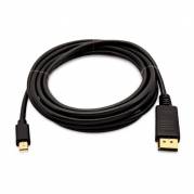 V7 Mini DisplayPort han -> 20 pin DisplayPort han 3 m Sort