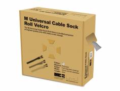 M Uni CableSock Roll Velcro Silver 50m L