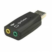 Manhattan 3-D Sound Adapter USB 2.0 Ekstern