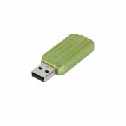 Verbatim Store n Go Pinstripe USB 2.0 Eucalyptus Green 64GB - USB-Stick - 64 GB 64GB USB 2.0 USB stick Bl&aring;